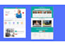 do front end website development HTML, CSS, javascript